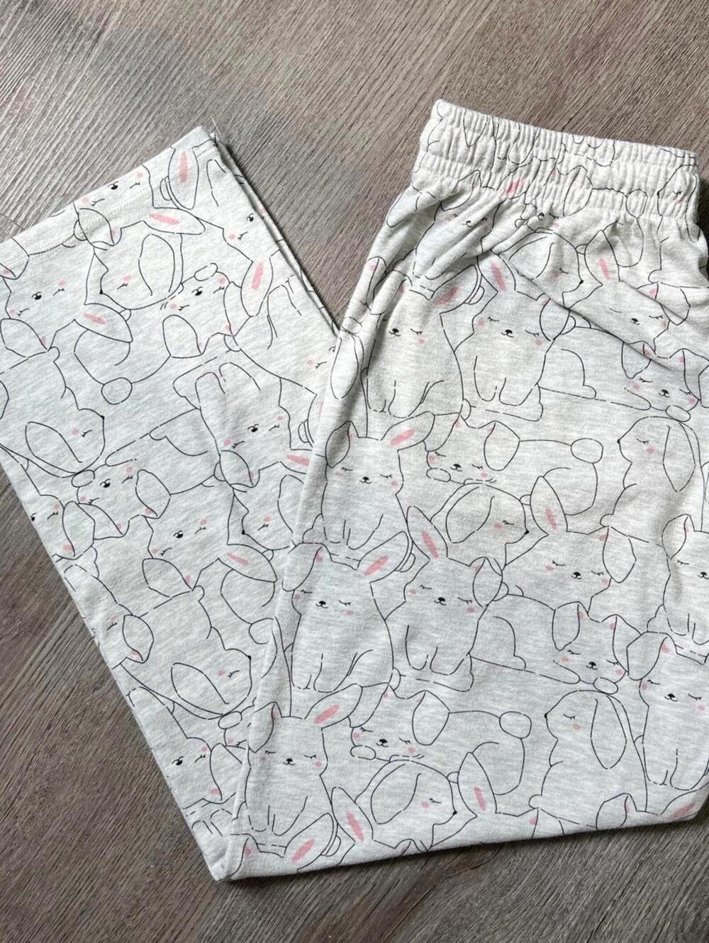 Oysho Rabbit Print Sleepwear Pants
